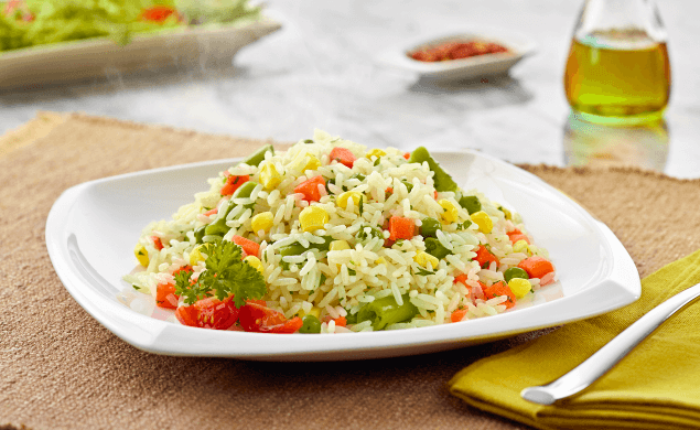 Receta Arroz Blanco Primavera